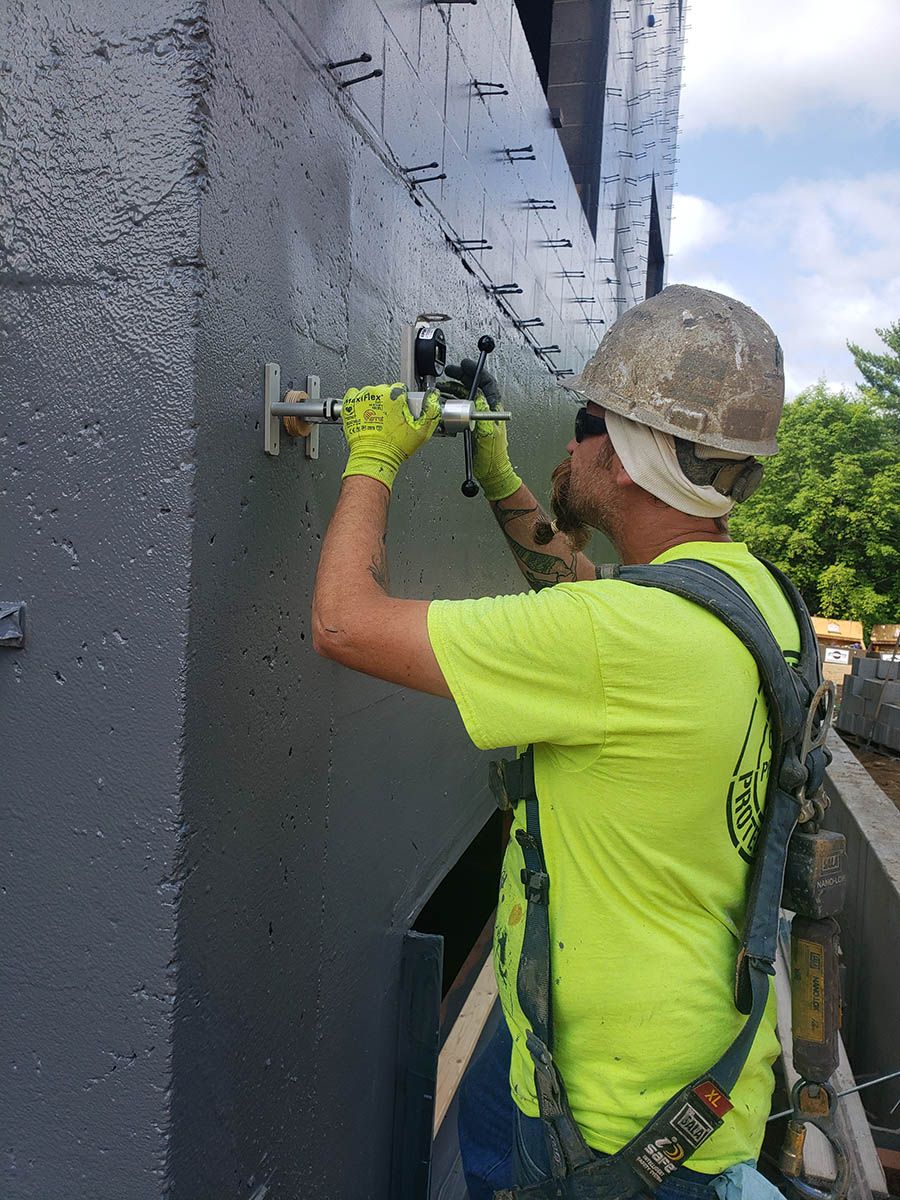 Spray Air/Moisture Barrier Progress